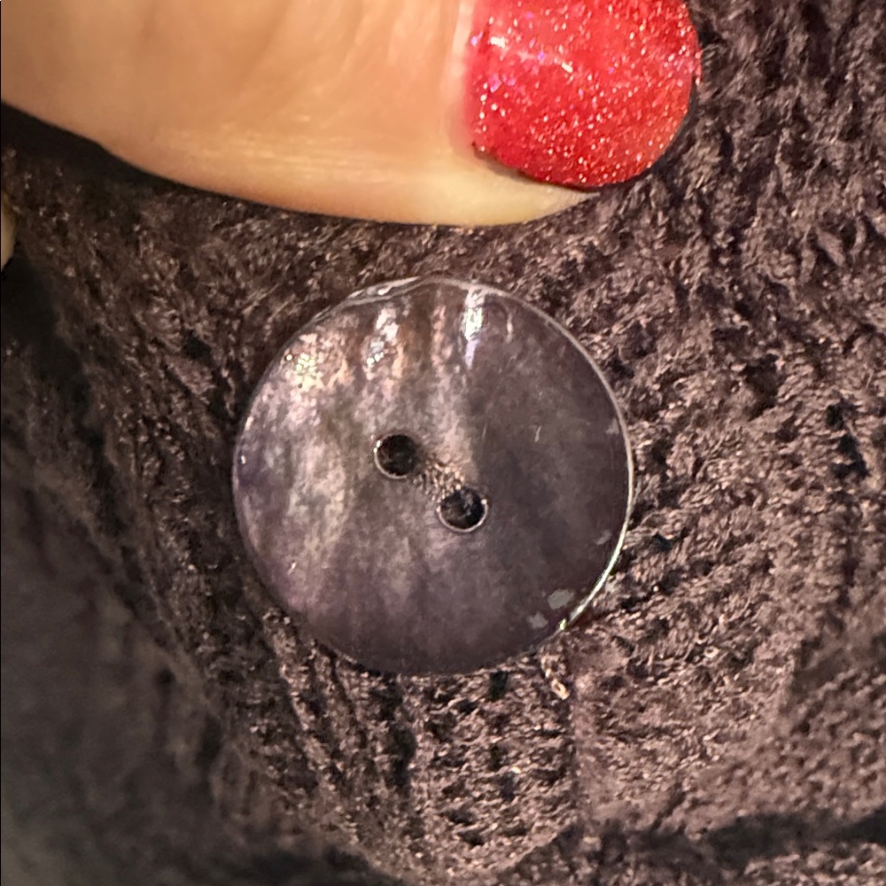 WD.NY Deep Brown Women's Cardigan - Picture 6 of 6